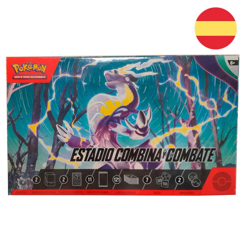 Estuche Juego Cartas Coleccionables Estadio Combina Y Combate Pokemon