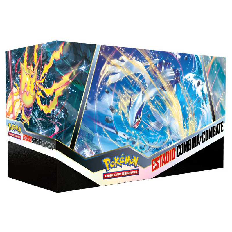 Estuche Juego Cartas Coleccionables Estadio Combina Y Combate Tempestad Plateada Pokemon Español