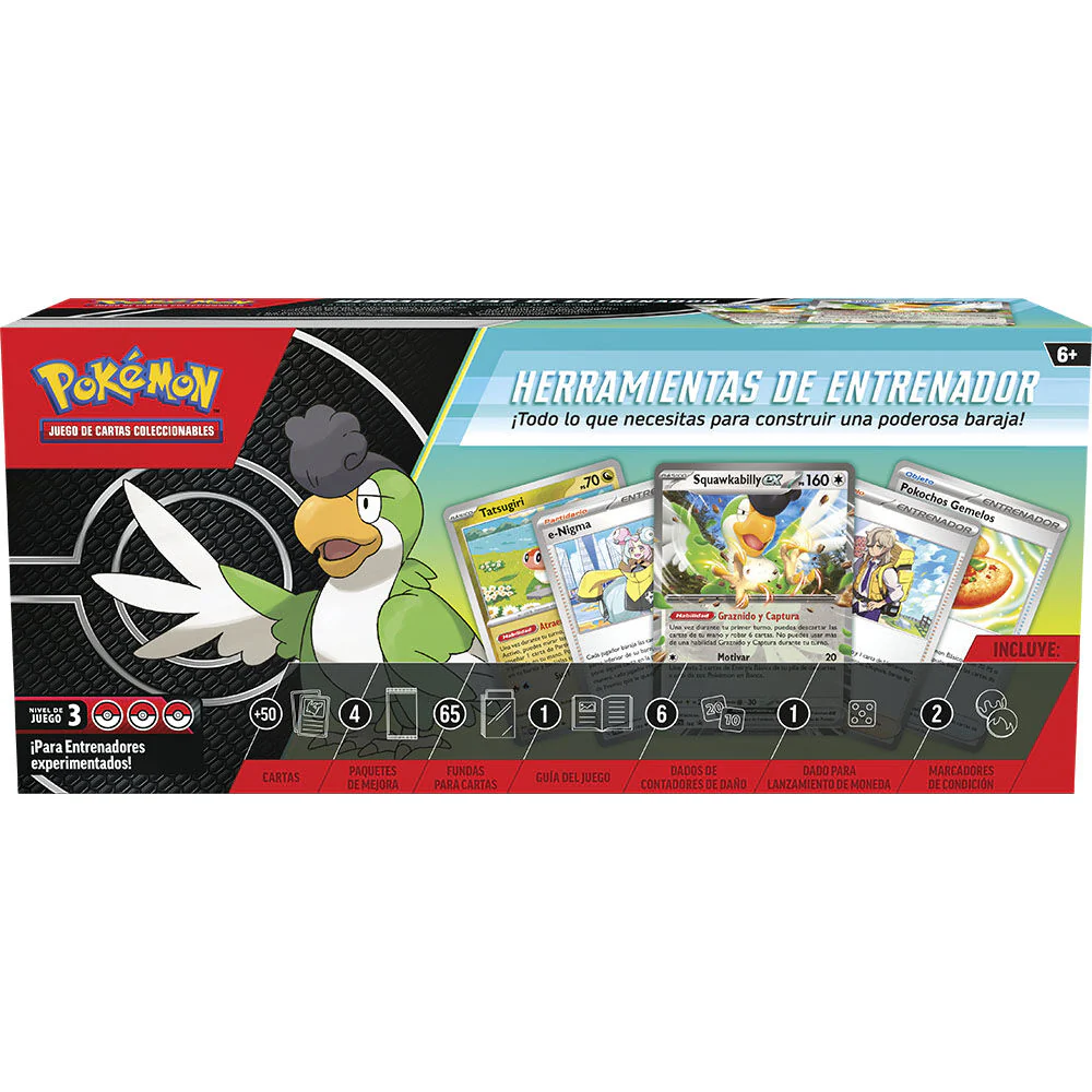 Estuche Juego Cartas Coleccionables Herramientas De Entrenador Pokemon Español - Image 2
