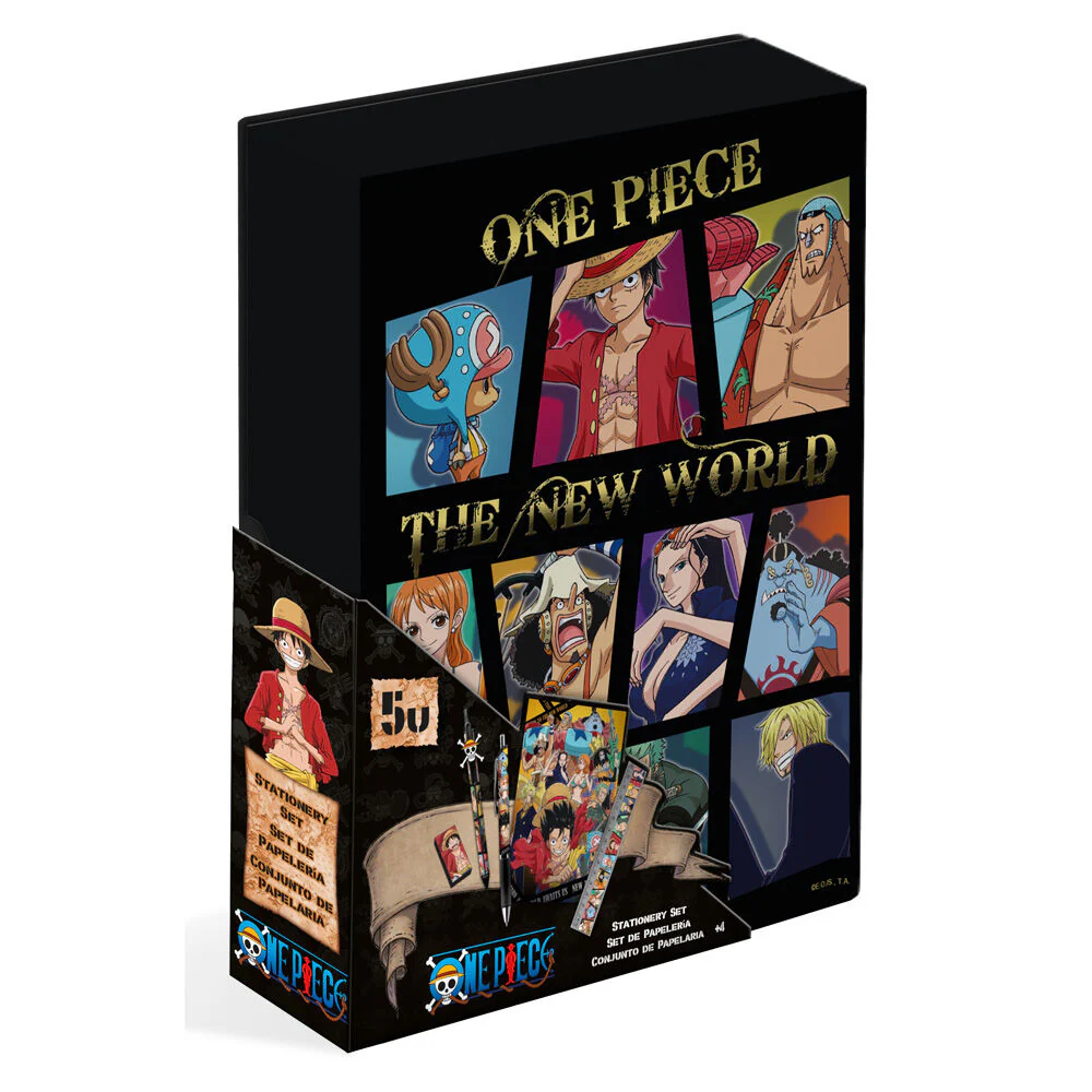 Estuche Papeleria One Piece 5Pzs