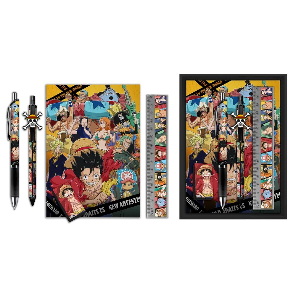 Estuche Papeleria One Piece 5Pzs - Image 2