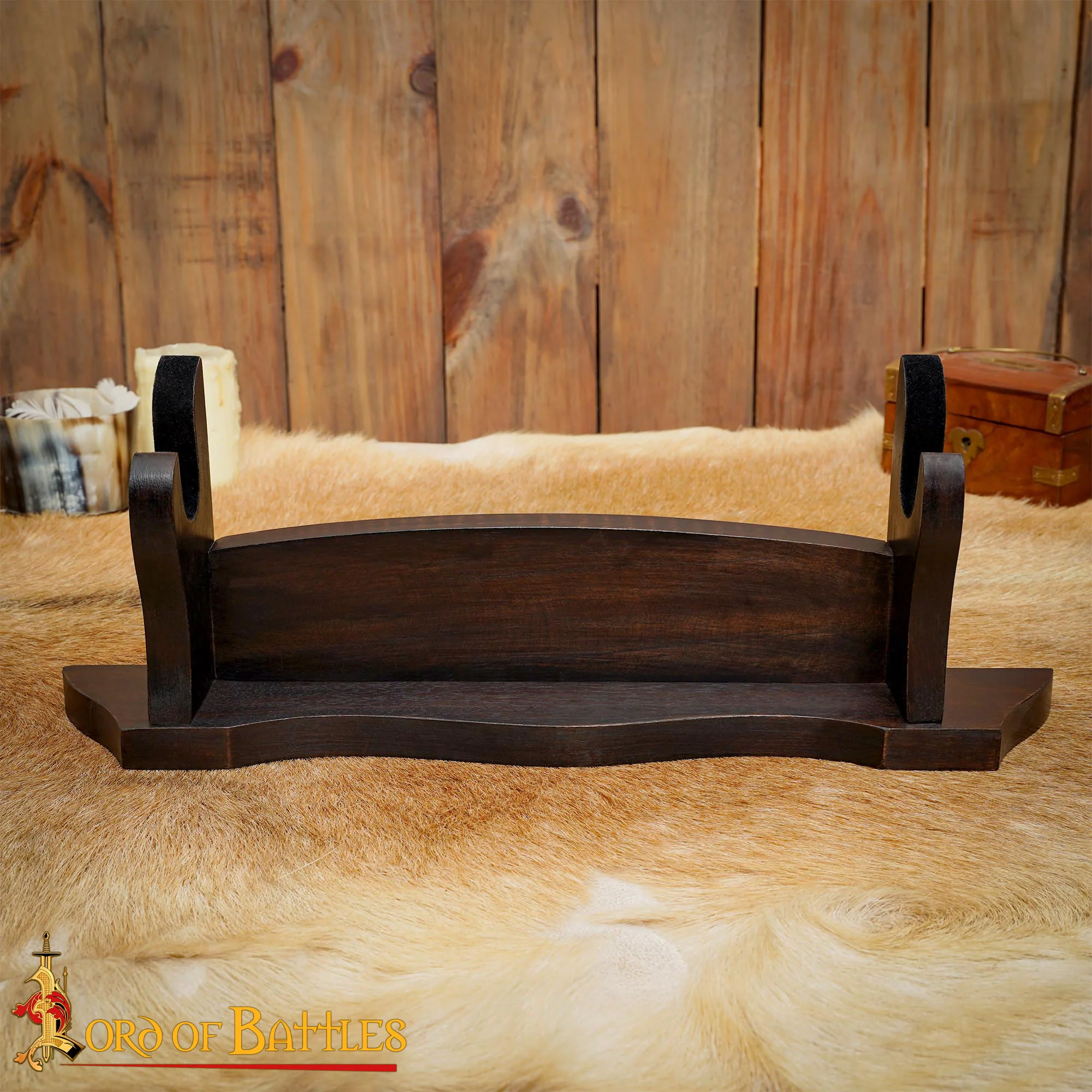 Expositor de Espadas de Madera Maciza - Un Nivel - Image 10
