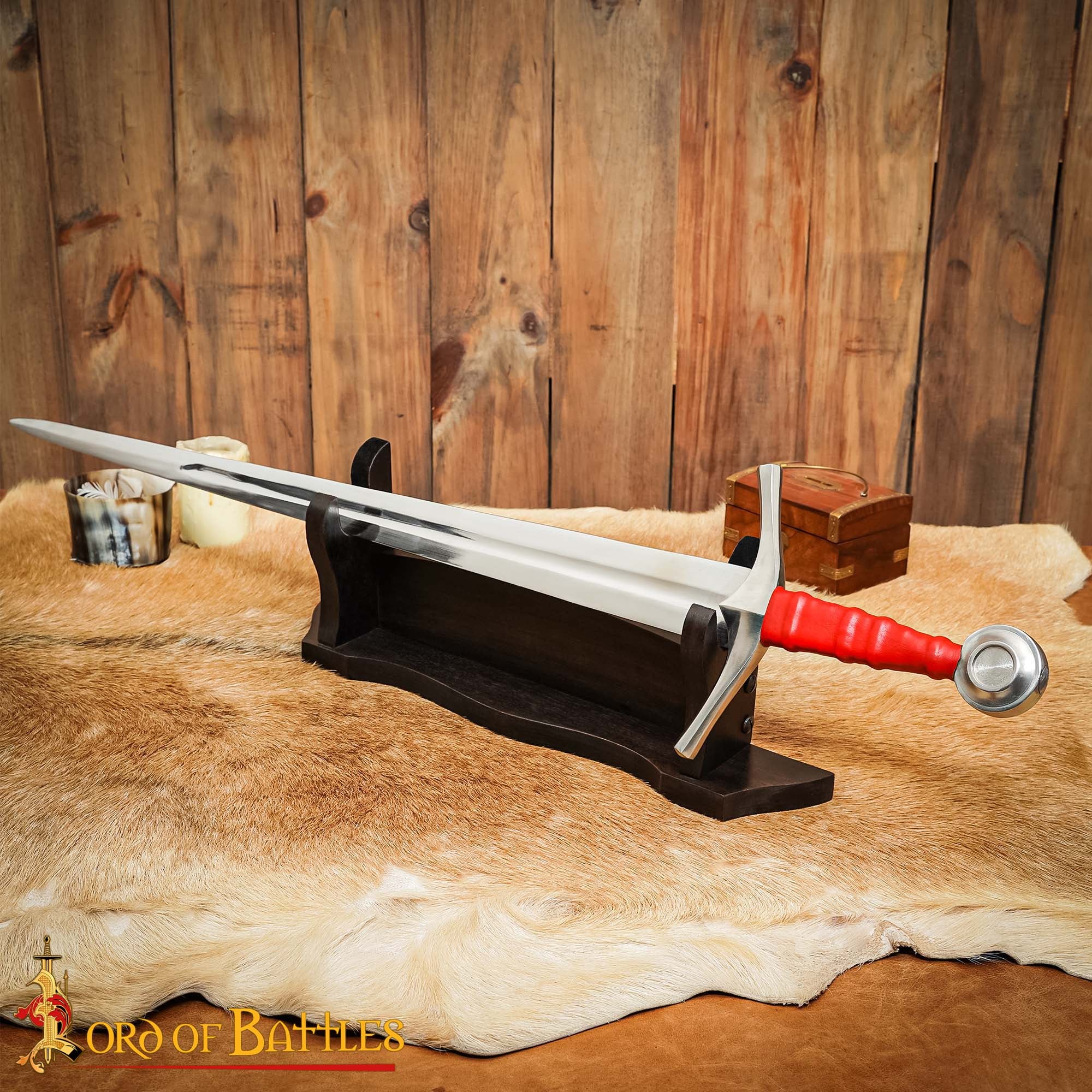 Expositor de Espadas de Madera Maciza - Un Nivel - Image 11