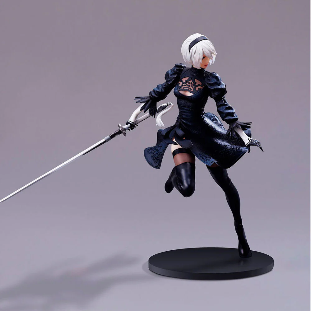 Figura 2B Yorha No. 2 Type B No Goggles Form-ism Nier: Automata 18Cm - Image 3