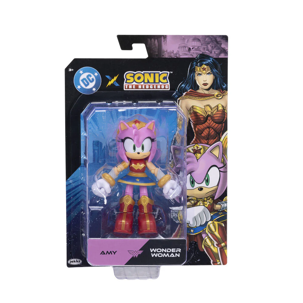 Figura Amy Wonder Woman Sonic The Hedgehog 13Cm - Image 3