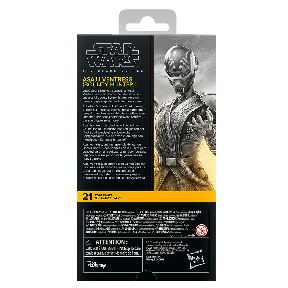 Figura Asajj Ventress Bounty Hunter Star Wars: El Ataque De Los Clones 15Cm - Image 11
