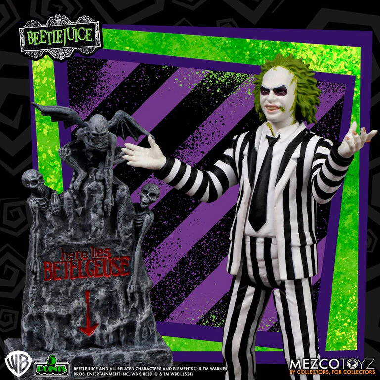 Figura Beetlejuice Striped Suite Beetlejuice 9,5Cm - Image 2