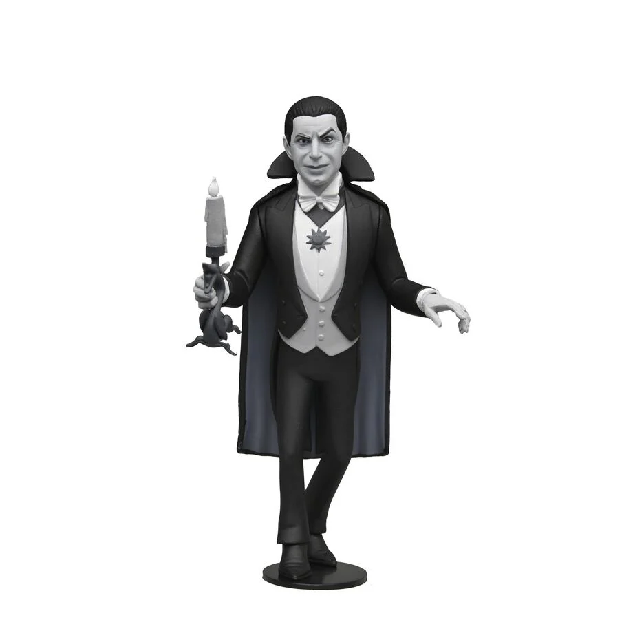 Figura Bela Lugosi As Dracula Black & White Toony Terrors Universal Monsters 15Cm