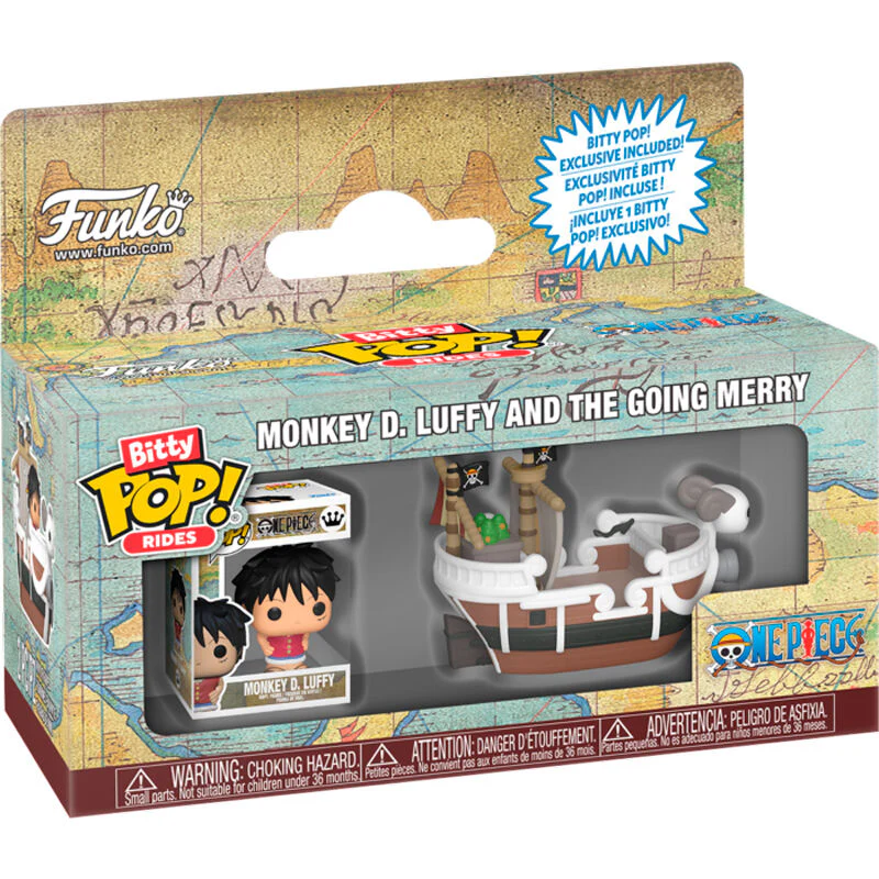 Figura Bitty Pop Ride One Piece Monkey D. Luffy And The Going Merry - Image 2