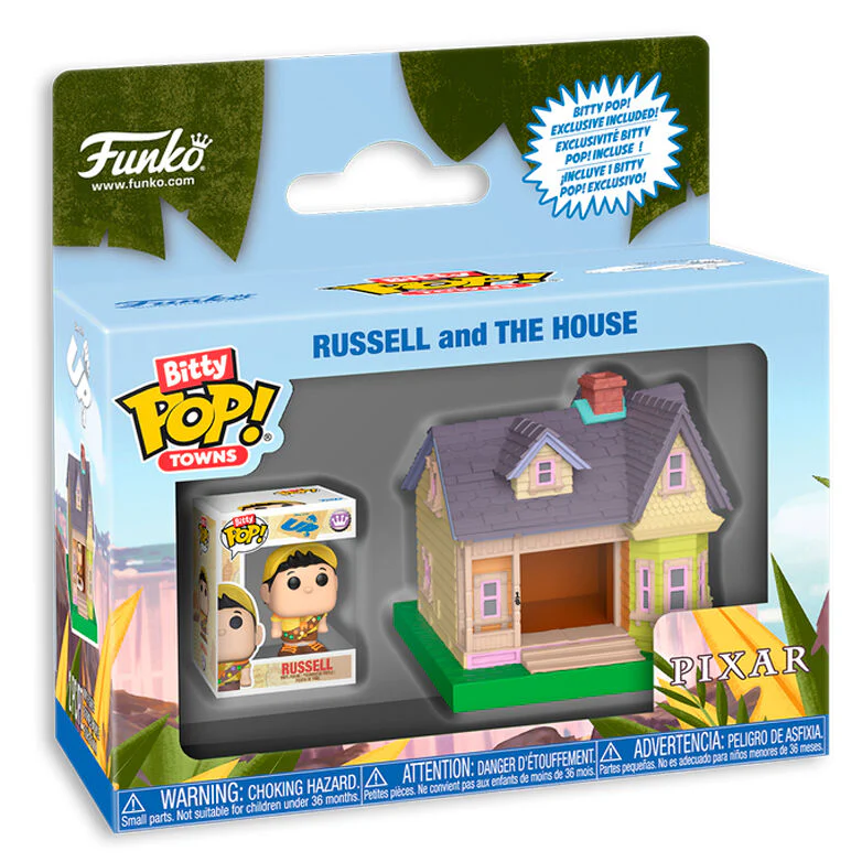 Figura Bitty Pop Town Disney Pixar Up Russel Y La Casa - Image 2