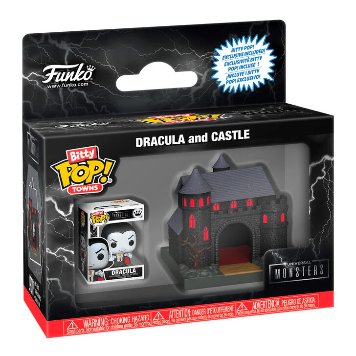 Figura Bitty Pop Town Universal Monsters El Castillo De Dracula