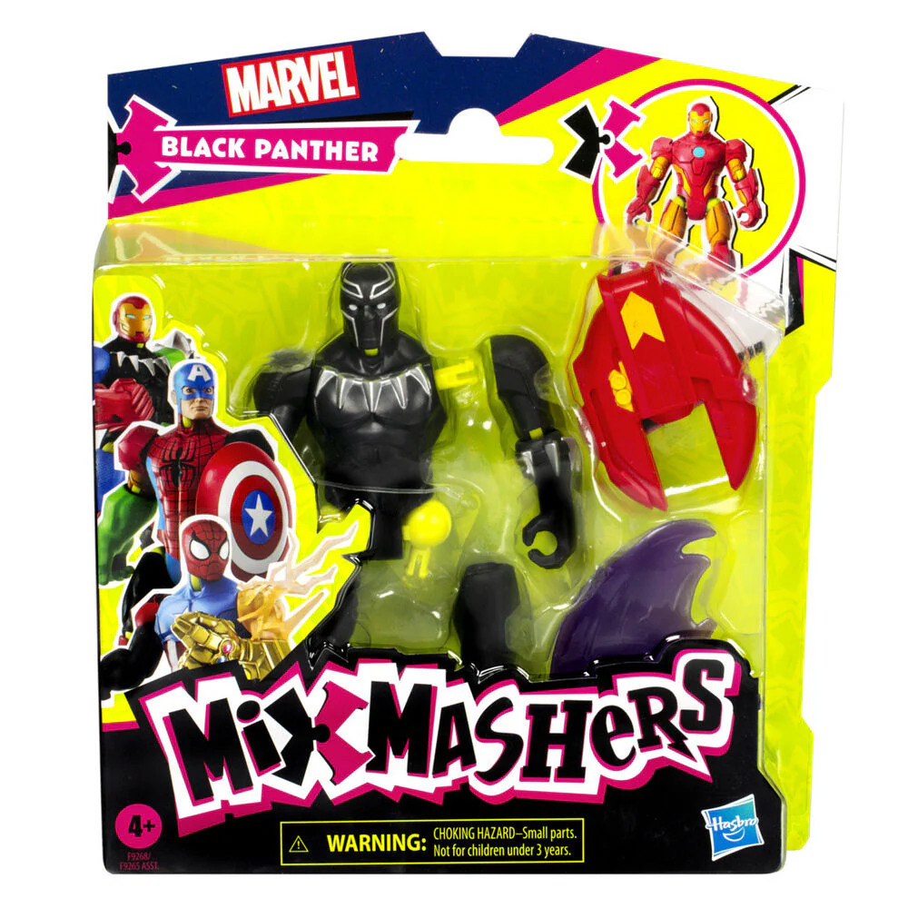 Figura Black Panther Mix Mashers Marvel 12Cm