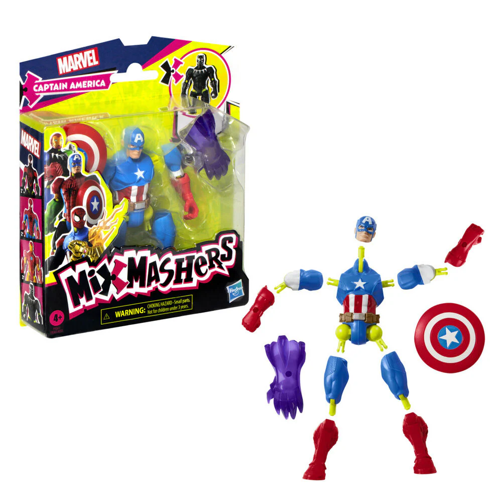 Figura Capitan America Mix Mashers Marvel 12Cm - Image 2