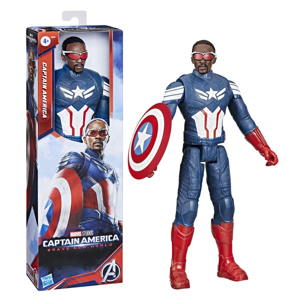 Figura Capitan America Titan Hero Los Vengadores Avengers Marvel 30Cm
