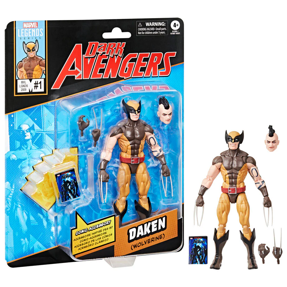 Figura Daken Wolverine Dark Avengers Marvel Legends 15Cm - Image 3