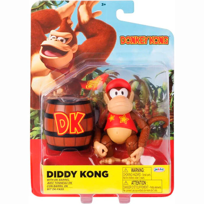 Figura Diddy Kong Donkey Kong 10Cm