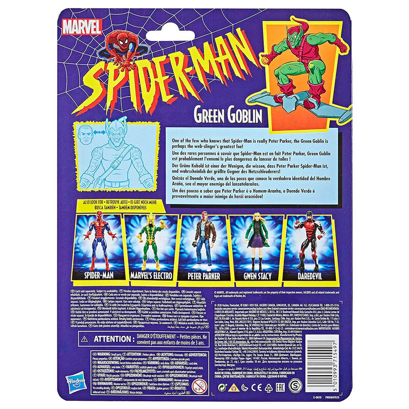 Figura Duende Verde Spiderman Marvel 15Cm