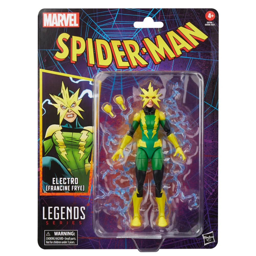 Figura Electro Francine Frye Spider-man Marvel 15Cm - Image 4