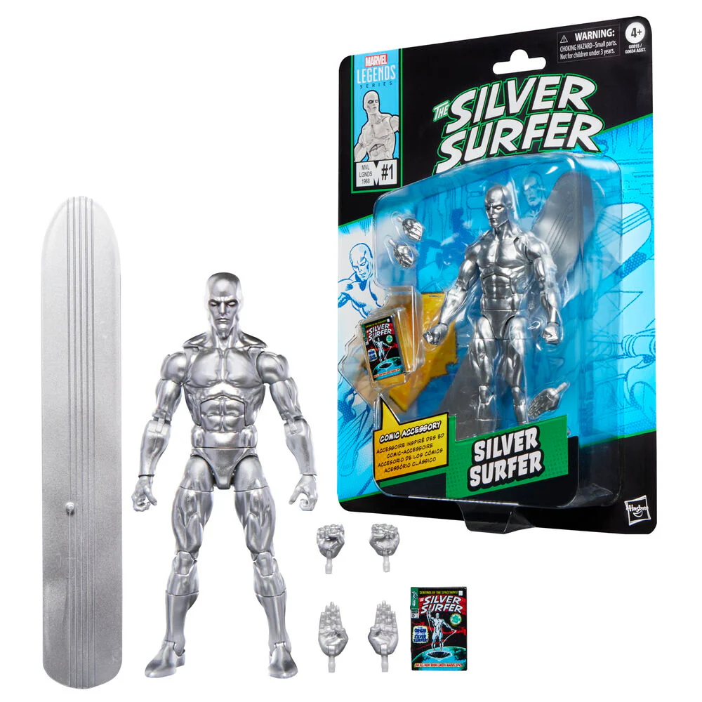 Figura Estela Plateada The Silver Surfer Marvel Legends Series 15Cm - Image 11