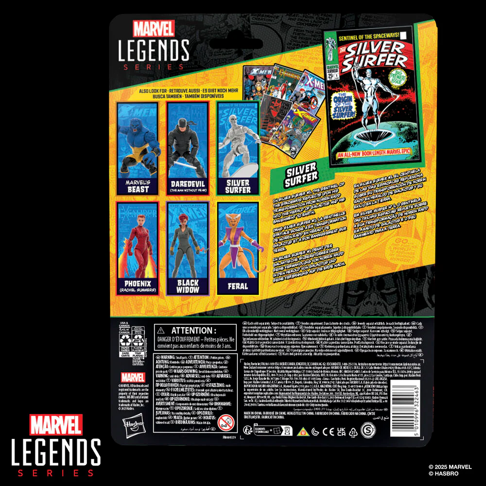 Figura Estela Plateada The Silver Surfer Marvel Legends Series 15Cm - Image 13