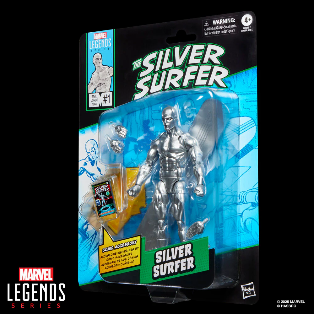 Figura Estela Plateada The Silver Surfer Marvel Legends Series 15Cm - Image 6
