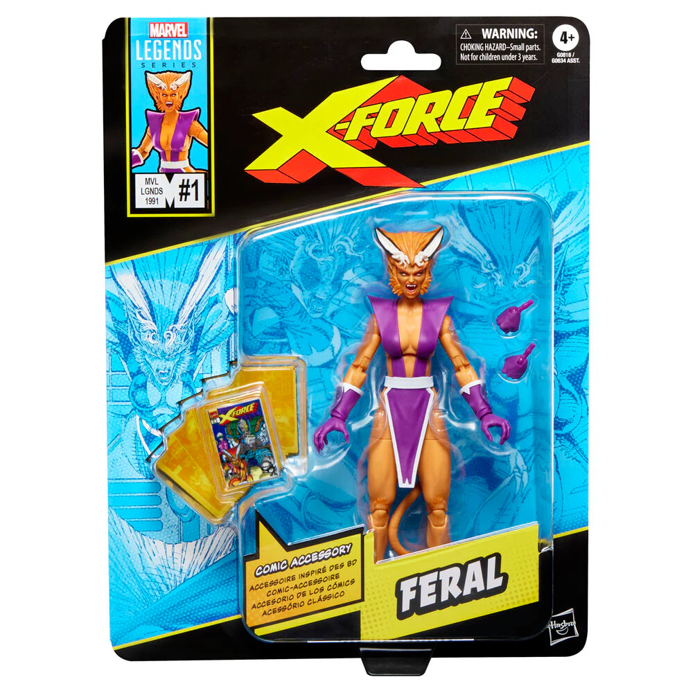 Figura Feral X-force Marvel Legends Series 15Cm