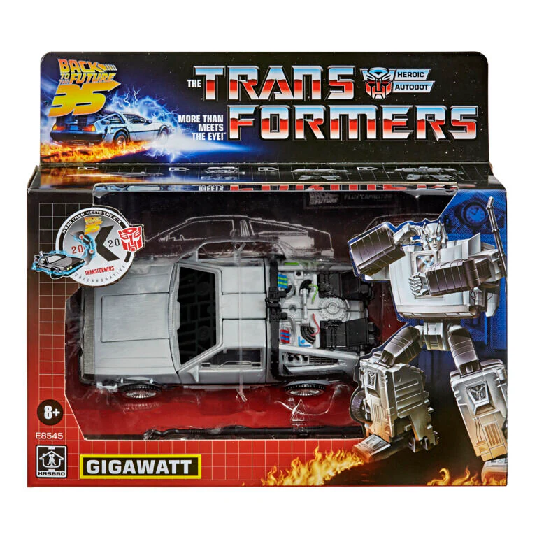 Figura Gigawatt Delorean Regreso Al Futuro Transformers 14Cm - Image 3