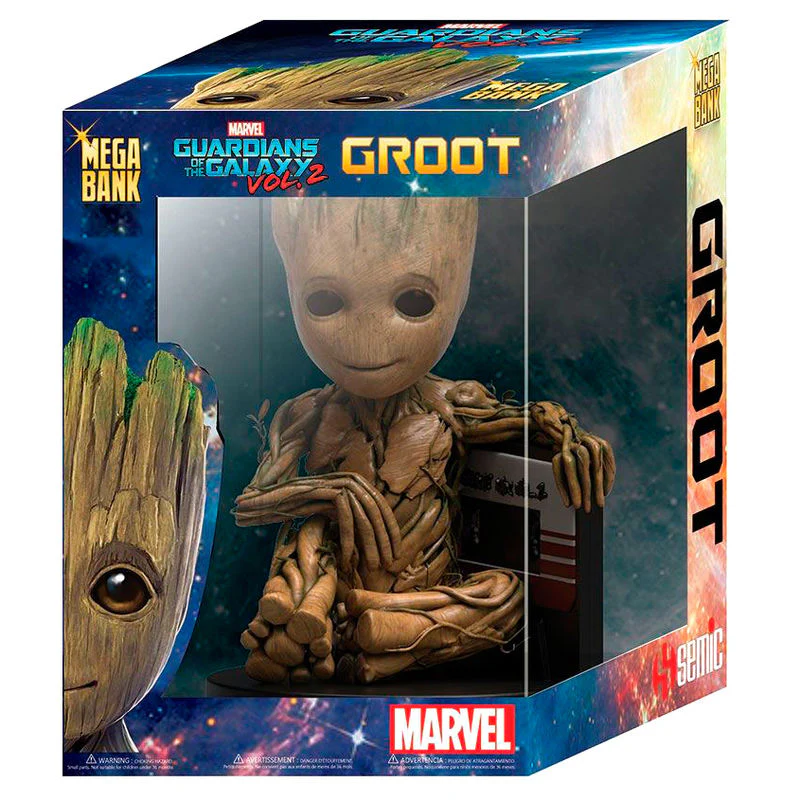 Figura Hucha Baby Groot Cassette Guardianes De La Galaxia 2 Marvel - Image 6