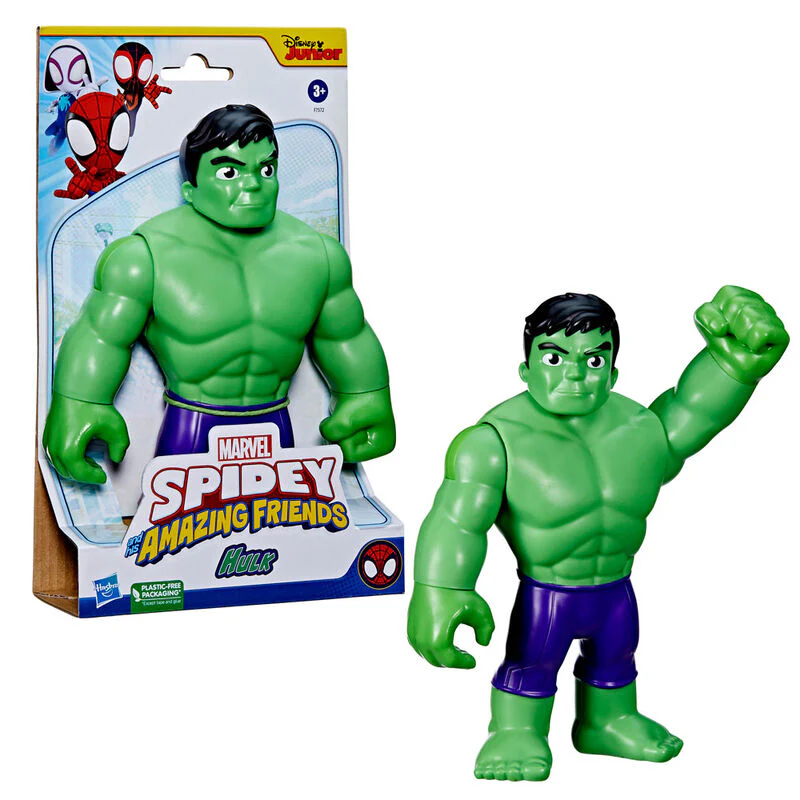 Figura Hulk Spidey Amazing Friends Marvel 22Cm