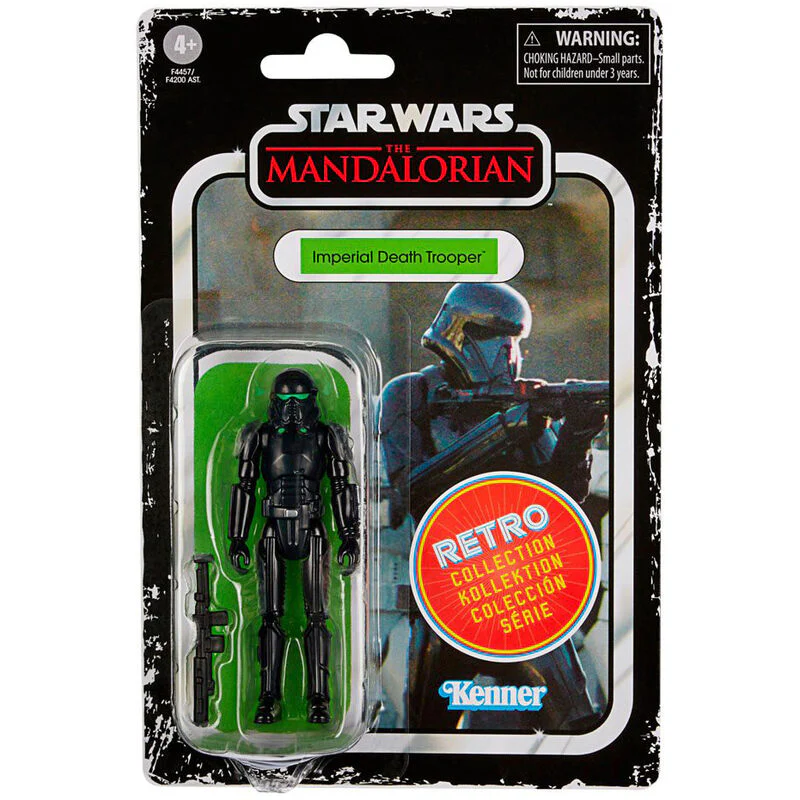Figura Imperial Death Trooper Retro Collection The Mandalorian Star Wars 9,5Cm