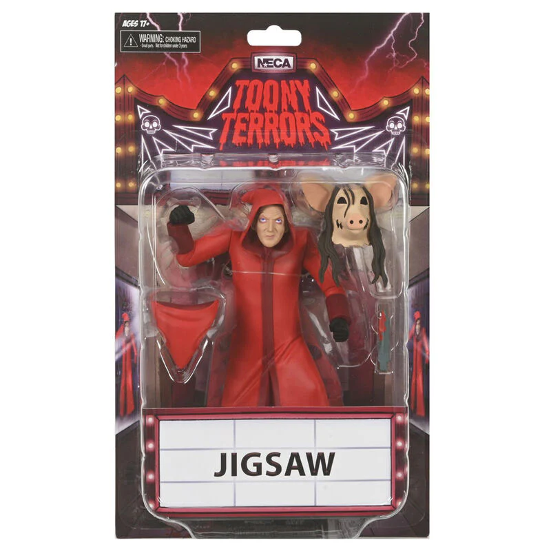 Figura Jigsaw Killer Red Robe Saw Toony Terrors 15Cm