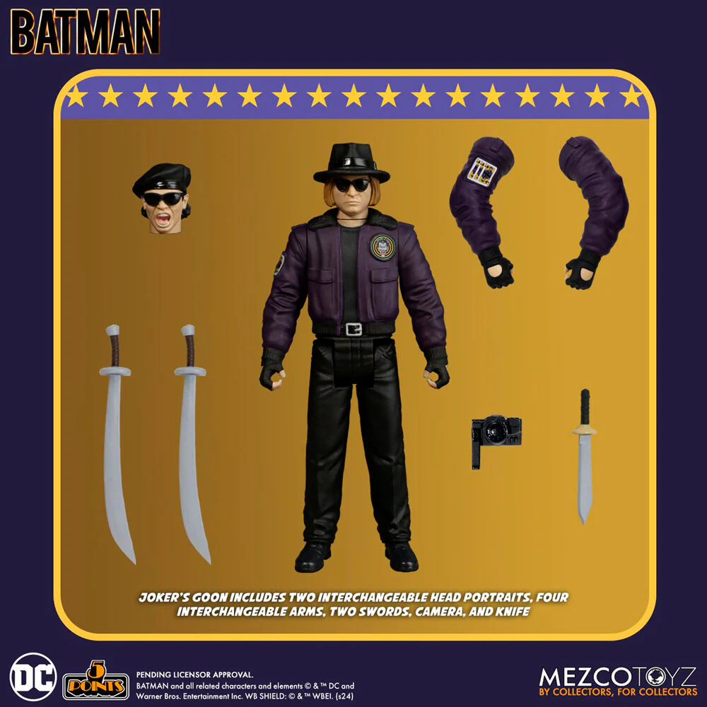 Figura Joker Goon Batman 1989 Universe Dc Comics 9,5Cm