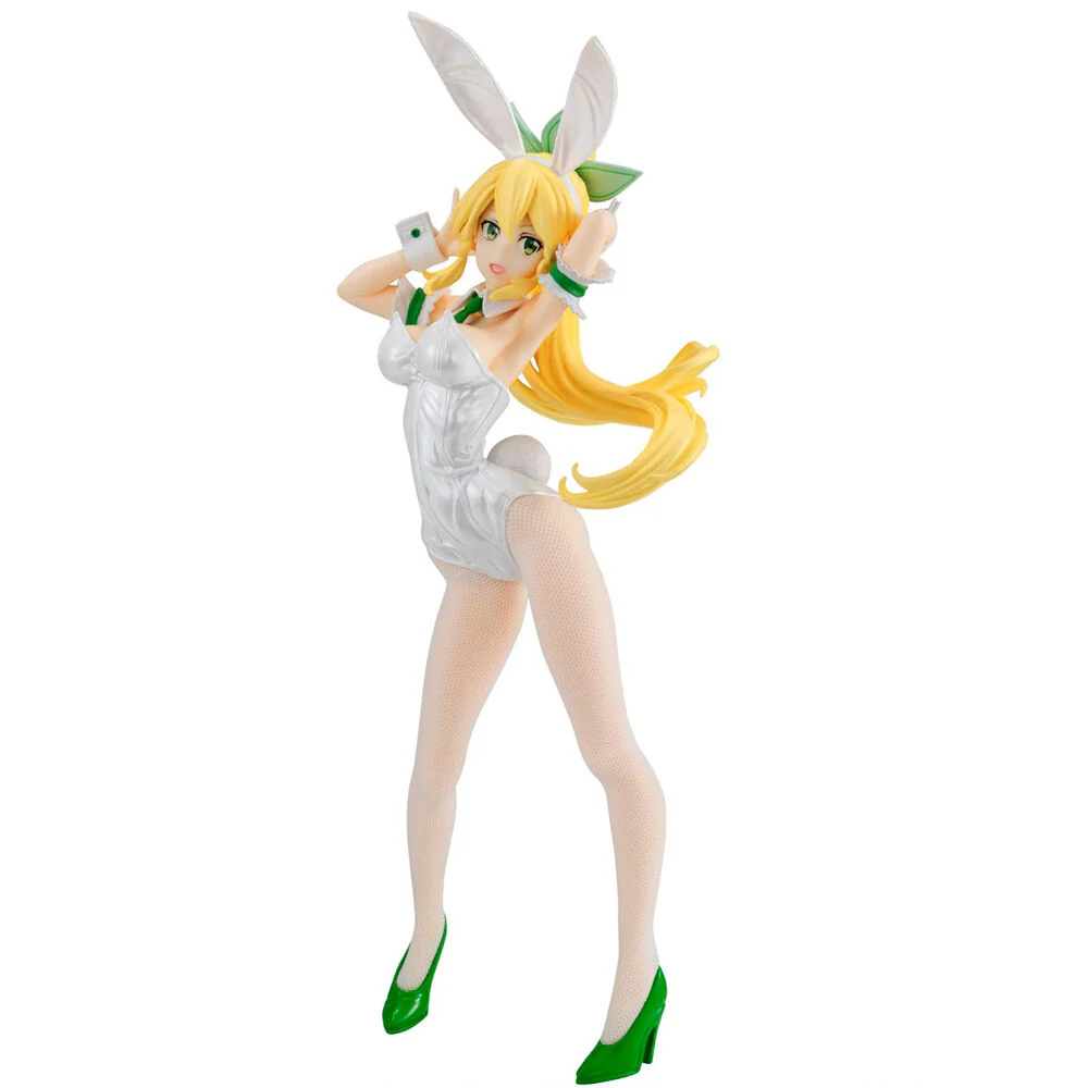 Figura Leafa White Pearl Bicute Bunnies Sword Art Online 26Cm