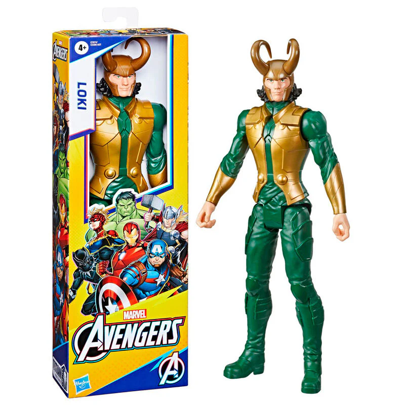 Figura Loki Deluxe Titan Hero Vengadores Avengers Marvel 30Cm