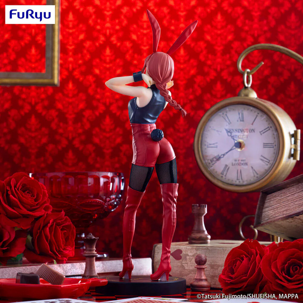 Figura Makima Red Color Bicute Bunnies Chainsaw Man 30Cm - Image 3