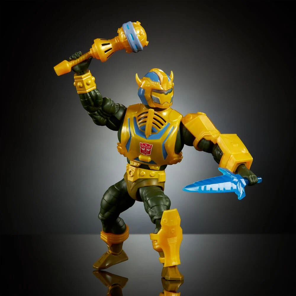 Figura Man-at-arms Bumblebee Transformers Masters Of The Universe 14Cm - Image 3