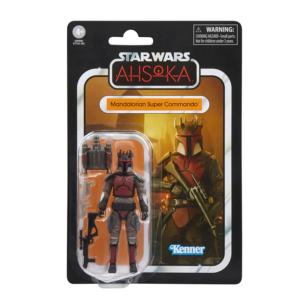 Figura Mandalorian Super Commando Ashoka Star Wars 9,5Cm