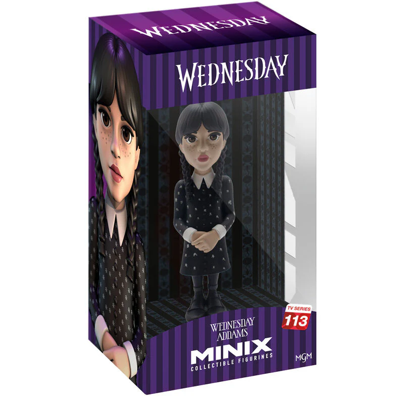 Figura Minix Miercoles Addams Wednesday 12Cm