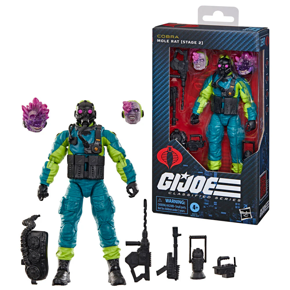 Figura Mole Rat Stage 2 Classified Series Cobra G.i. Joe 15Cm - Image 5