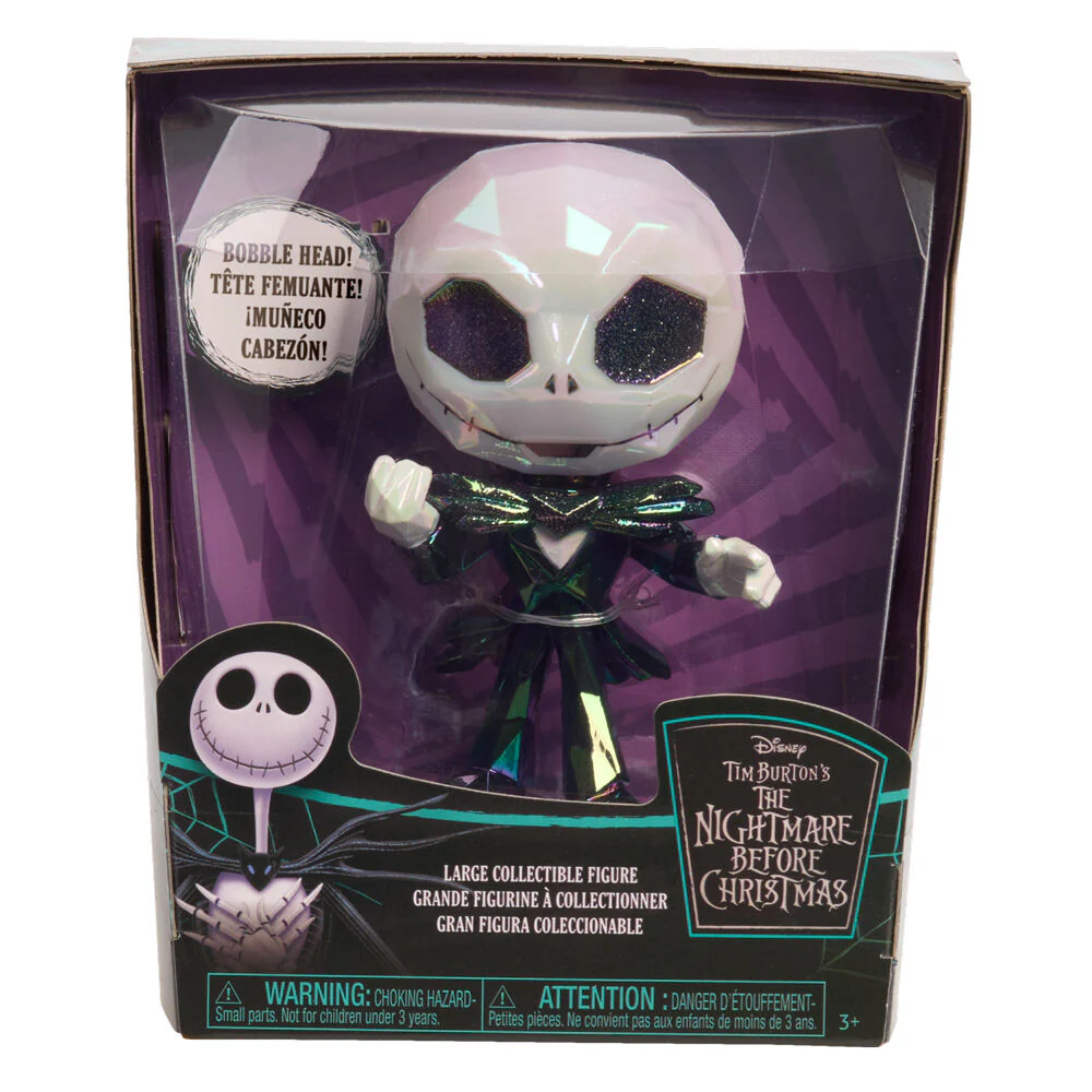 Figura Muñeco Cabezon Jakks Skelington Pesadilla Antes De Navidad Disney