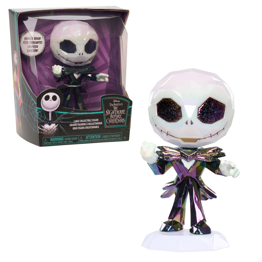 Figura Muñeco Cabezon Jakks Skelington Pesadilla Antes De Navidad Disney - Image 3