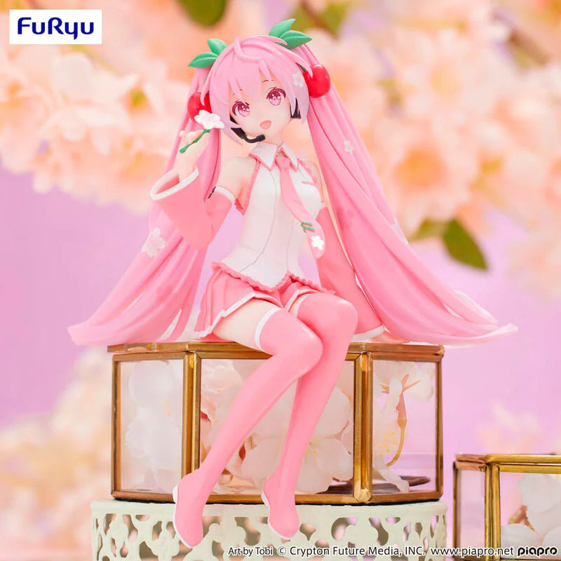 Figura Noodle Stopper Sakura Miku 2024 Hatsune Miku 15Cm
