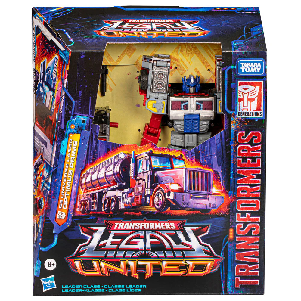 Figura Optimus Prime G2 Universe Laser Leader Class Legacy United Transformers 14Cm - Image 2