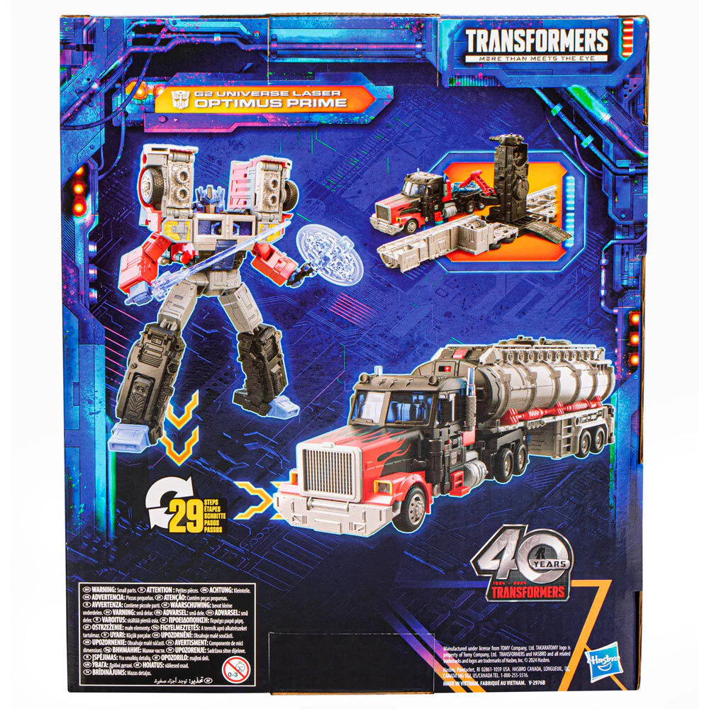 Figura Optimus Prime G2 Universe Laser Leader Class Legacy United Transformers 14Cm - Image 6