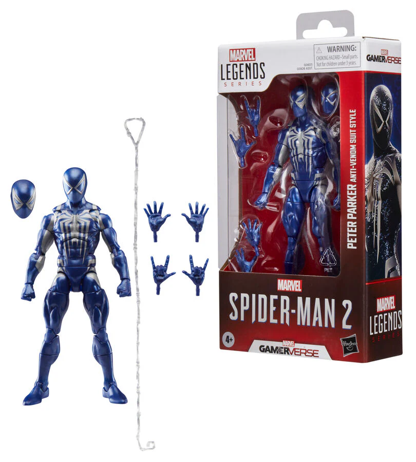 Figura Peter Parker Anti-venom Suit Style Spider-man 2 Marvel Legends 15Cm - Image 6