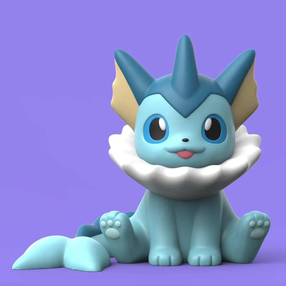 Figura Pokemon Vaporeon