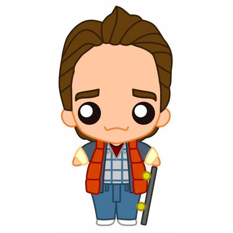 Figura Pokis Marty Mcfly Aeropatin Regreso Al Futuro