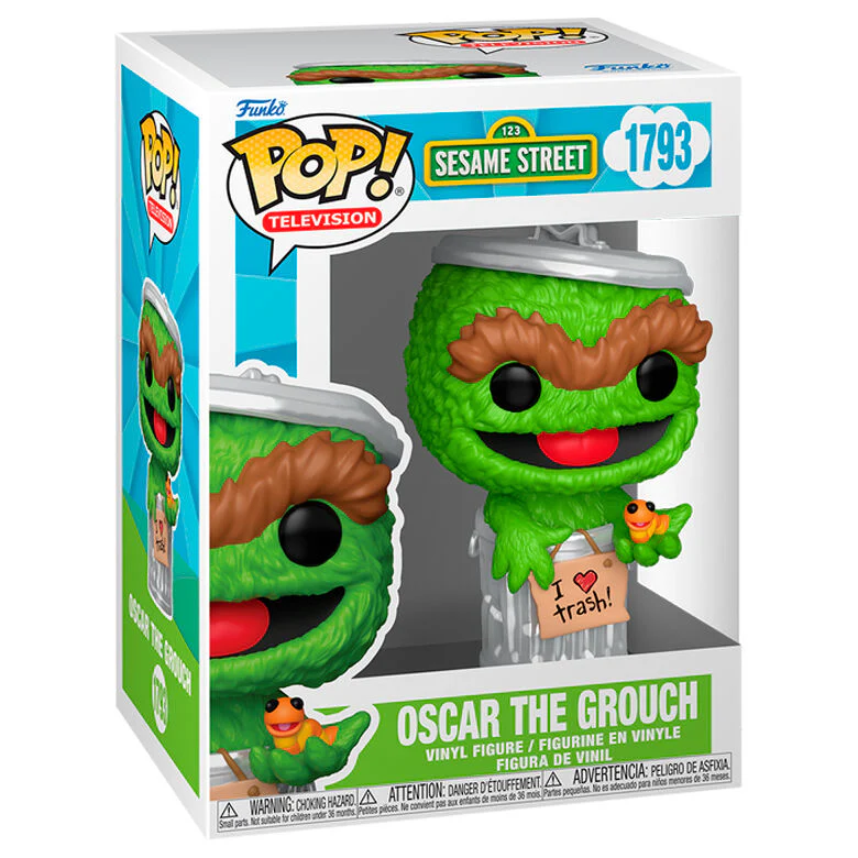 Figura Pop Barrio Sesamo Oscar The Grouch - Image 2