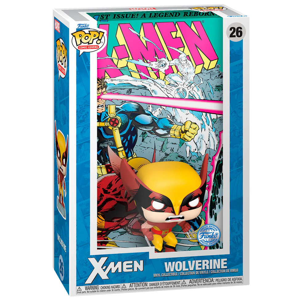 Figura Pop Comic Cover Marvel X-men Wolverine Exclusive
