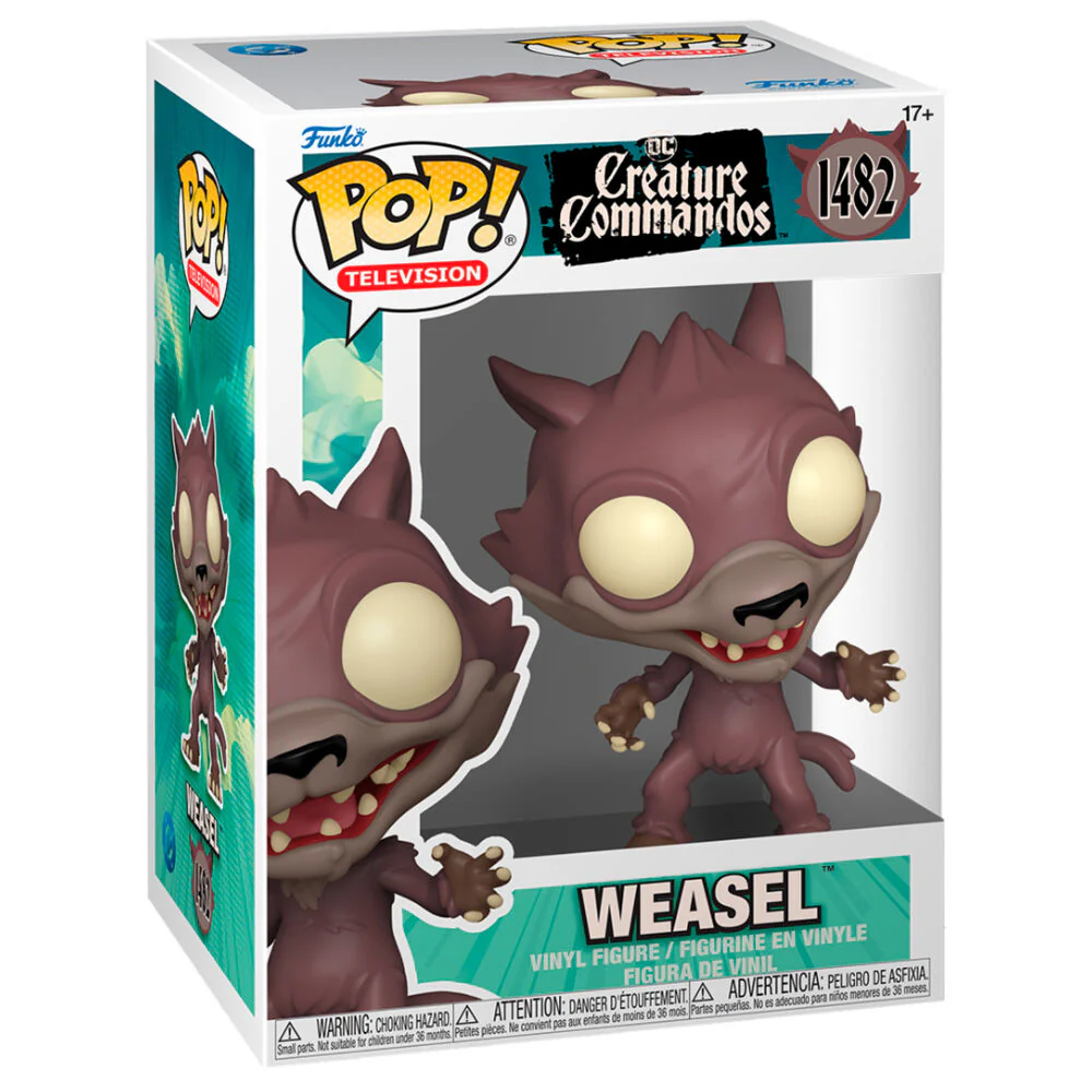 Figura Pop Dc Comics Comandos De Criaturas Weasel - Image 2